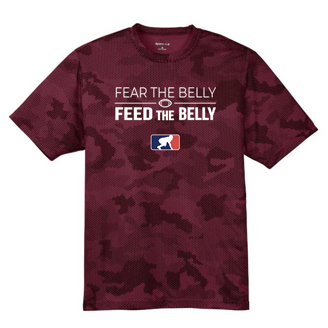 FEAR THE BELLY - Hex Camo Performance Tee