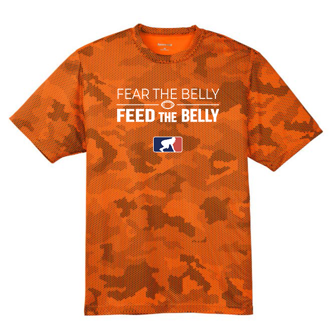 FEAR THE BELLY - Hex Camo Performance Tee