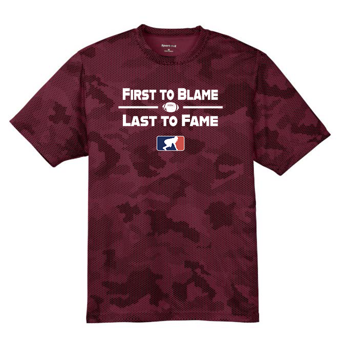 FIRST TO BLAME - Hex Camo Performance Tee