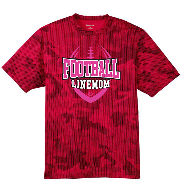 LINEMOM (Pink) - Hex Camo Performance Tee