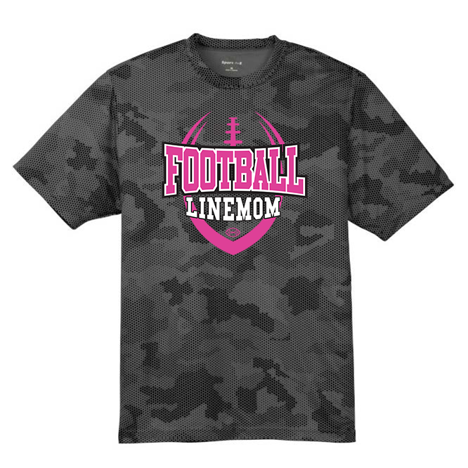 LINEMOM (Pink) - Hex Camo Performance Tee