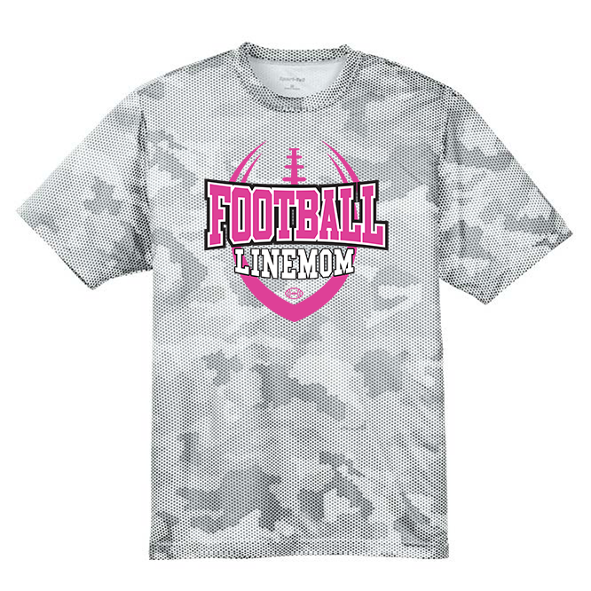 LINEMOM (Pink) - Hex Camo Performance Tee