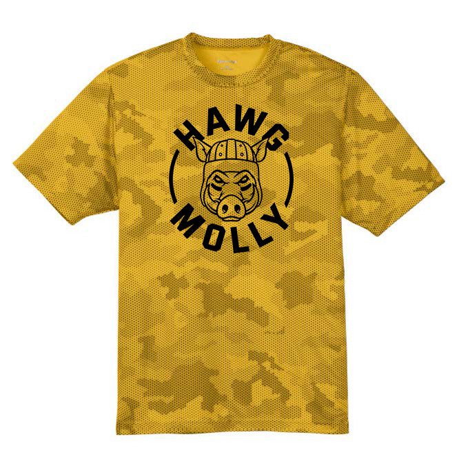 HAWG MOLLY (Black) - Hex Camo Performance Tee