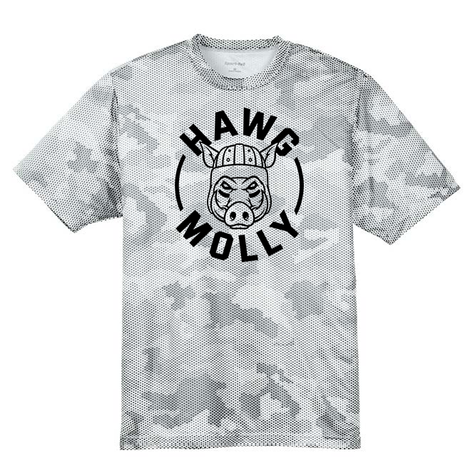 HAWG MOLLY (Black) - Hex Camo Performance Tee