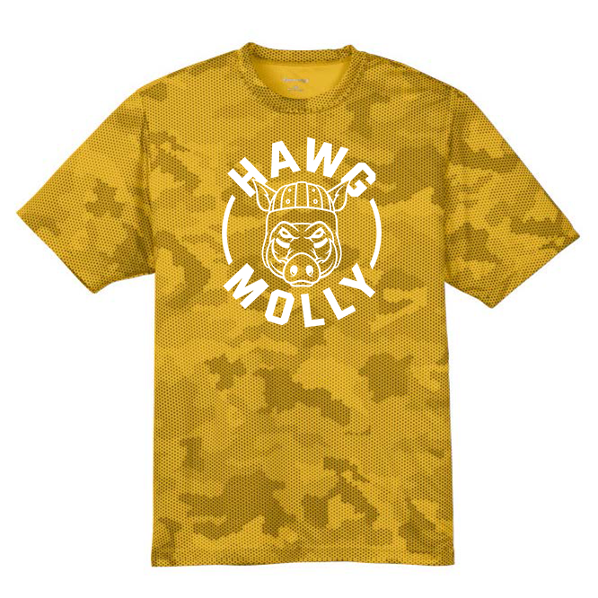 HAWG MOLLY (White) - Hex Camo Performance Tee