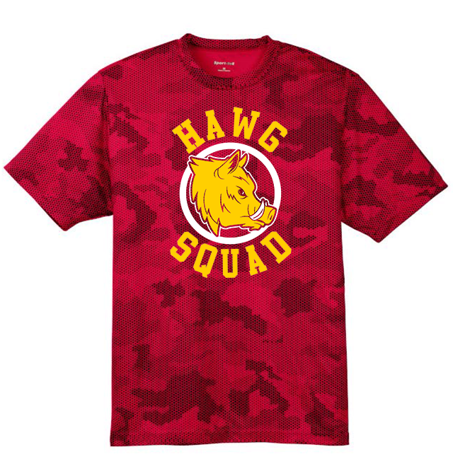 HAWG SQUAD - Hex Camo Performance Tee