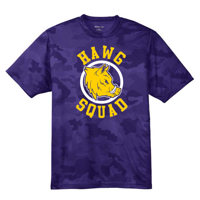 HAWG SQUAD - Hex Camo Performance Tee