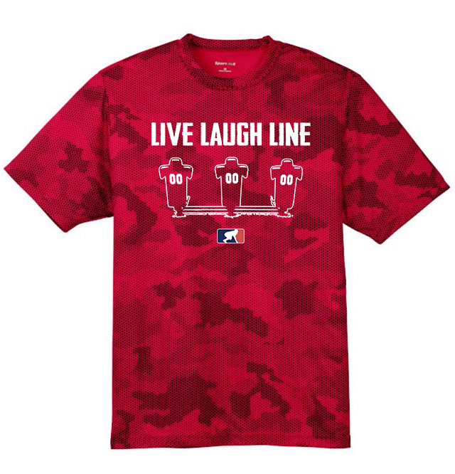 LIVE LAUGH LINE - Hex Camo Performance Tee