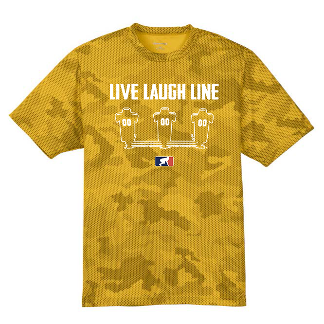 LIVE LAUGH LINE - Hex Camo Performance Tee