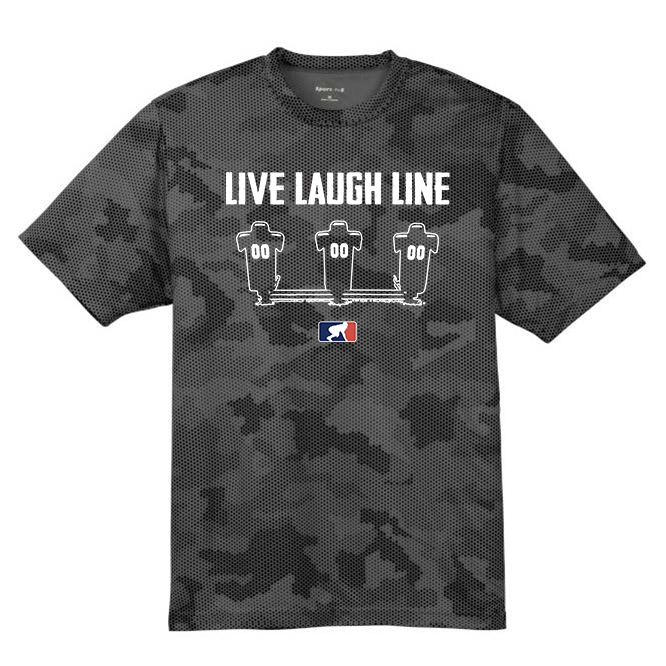 LIVE LAUGH LINE - Hex Camo Performance Tee