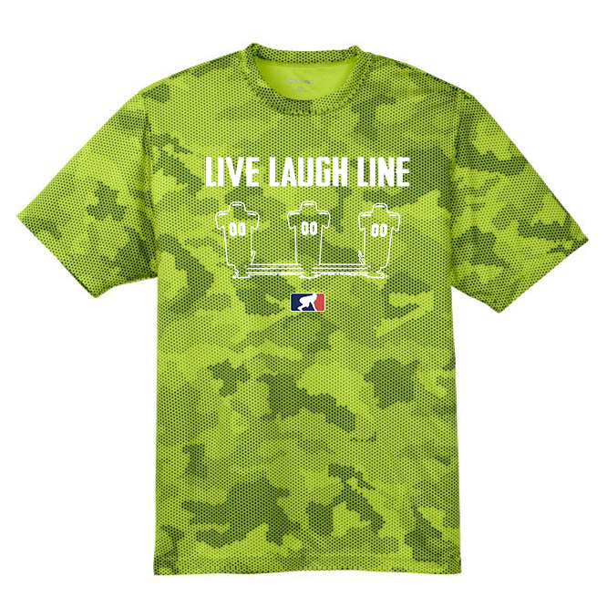 LIVE LAUGH LINE - Hex Camo Performance Tee