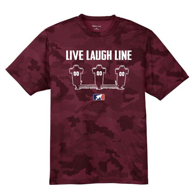 LIVE LAUGH LINE - Hex Camo Performance Tee