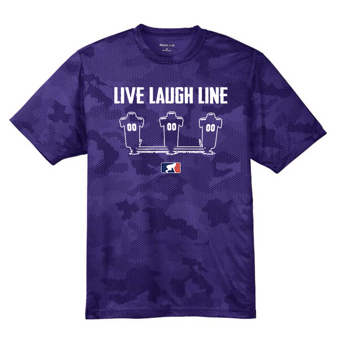 LIVE LAUGH LINE - Hex Camo Performance Tee