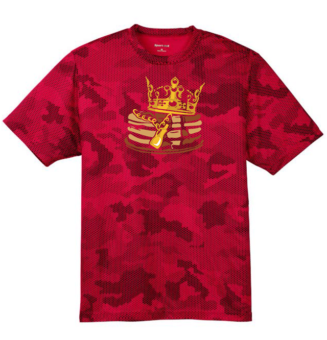 PANCAKE KING - Hex Camo Performance Tee