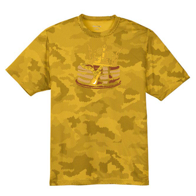 PANCAKE KING - Hex Camo Performance Tee