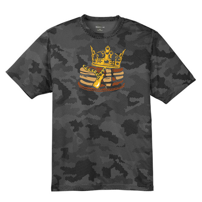 PANCAKE KING - Hex Camo Performance Tee