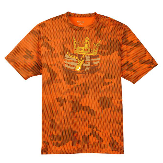 PANCAKE KING - Hex Camo Performance Tee