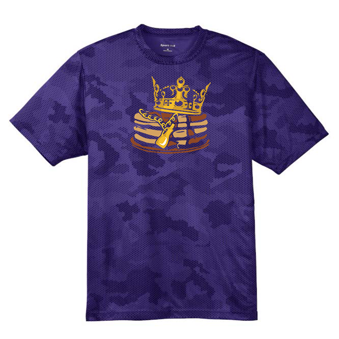 PANCAKE KING - Hex Camo Performance Tee