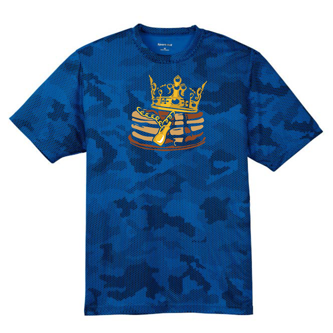 PANCAKE KING - Hex Camo Performance Tee