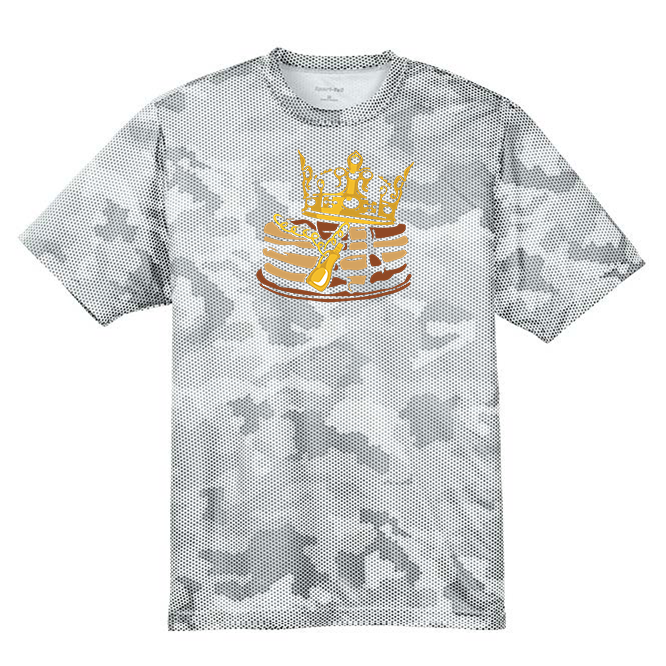 PANCAKE KING - Hex Camo Performance Tee