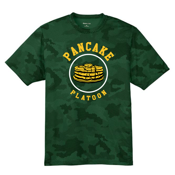 PANCAKE PLATOON - Hex Camo Performance Tee