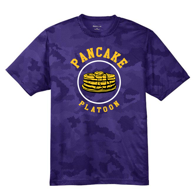 PANCAKE PLATOON - Hex Camo Performance Tee