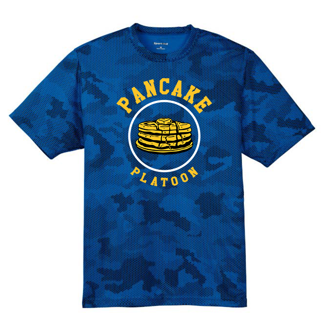 PANCAKE PLATOON - Hex Camo Performance Tee