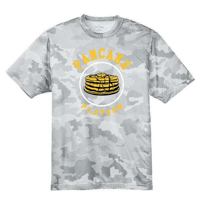 PANCAKE PLATOON - Hex Camo Performance Tee