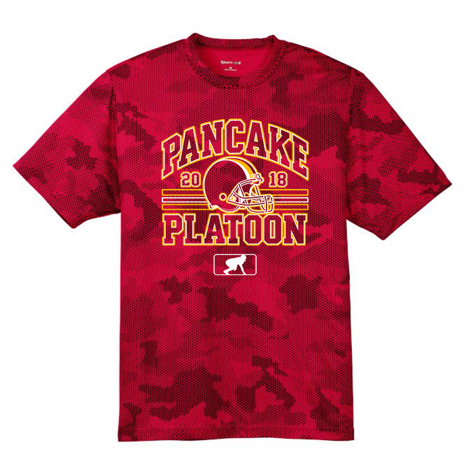 PANCAKE PLATOON (Retro) - Hex Camo Performance Tee