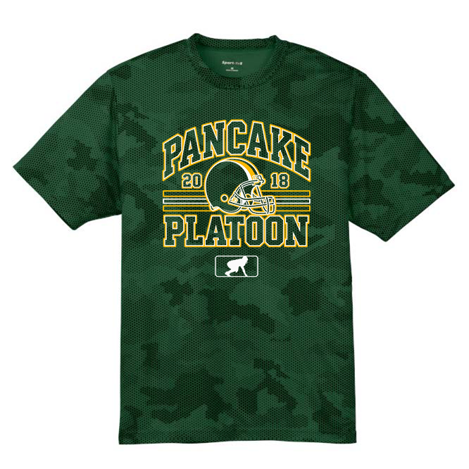 PANCAKE PLATOON (Retro) - Hex Camo Performance Tee