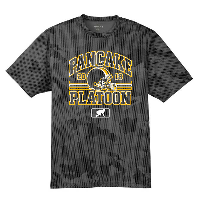 PANCAKE PLATOON (Retro) - Hex Camo Performance Tee