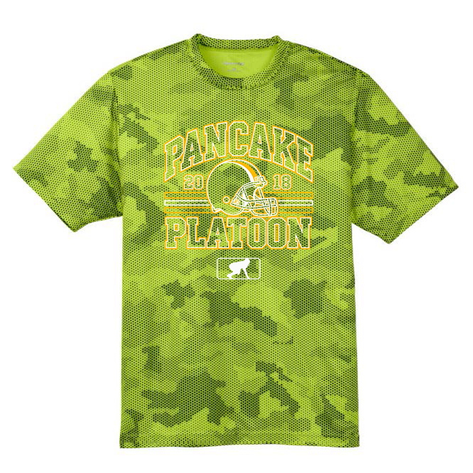 PANCAKE PLATOON (Retro) - Hex Camo Performance Tee