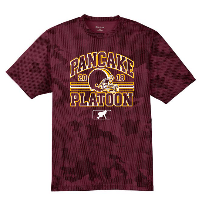 PANCAKE PLATOON (Retro) - Hex Camo Performance Tee
