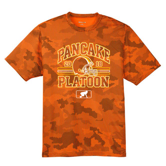 PANCAKE PLATOON (Retro) - Hex Camo Performance Tee