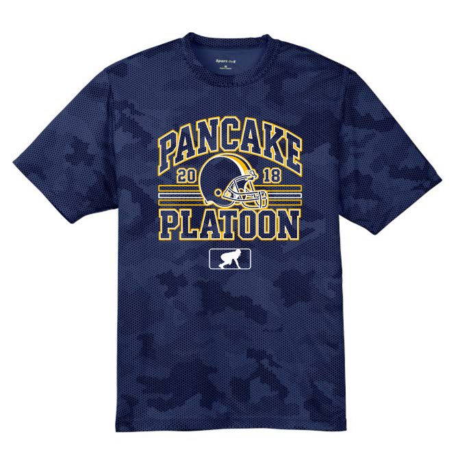 PANCAKE PLATOON (Retro) - Hex Camo Performance Tee
