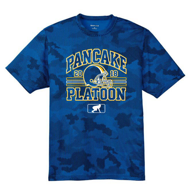 PANCAKE PLATOON (Retro) - Hex Camo Performance Tee