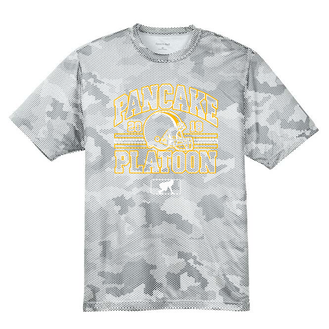 PANCAKE PLATOON (Retro) - Hex Camo Performance Tee