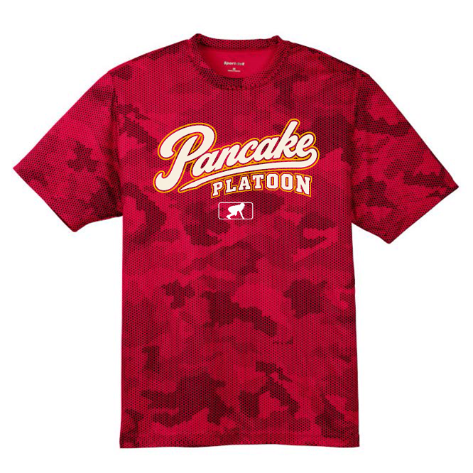 PANCAKE PLATOON (Vintage) - Hex Camo Performance Tee