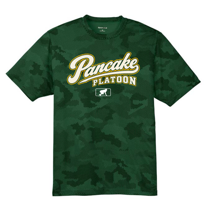 PANCAKE PLATOON (Vintage) - Hex Camo Performance Tee