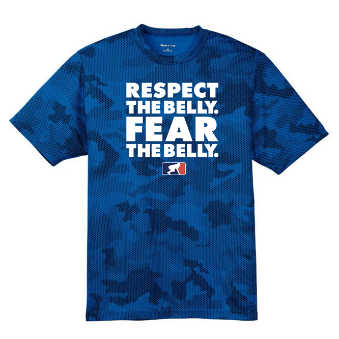 RESPECT THE BELLY - Hex Camo Performance Tee