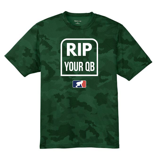 RIP YOUR QB - Hex Camo Performance Tee