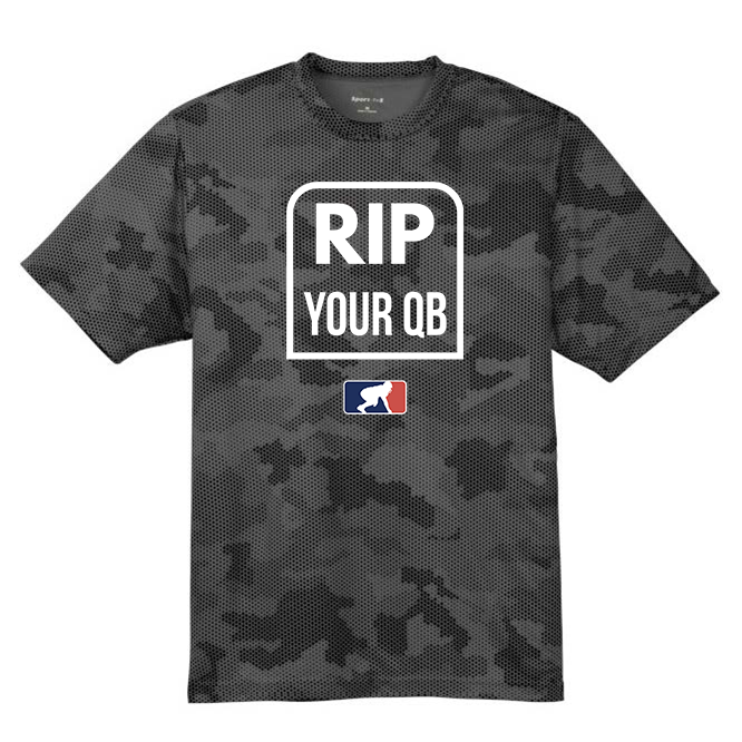 RIP YOUR QB - Hex Camo Performance Tee