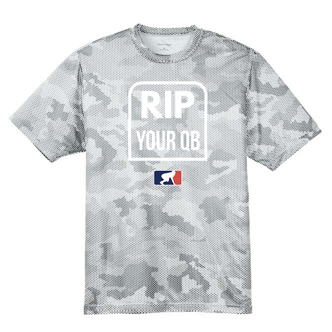 RIP YOUR QB - Hex Camo Performance Tee