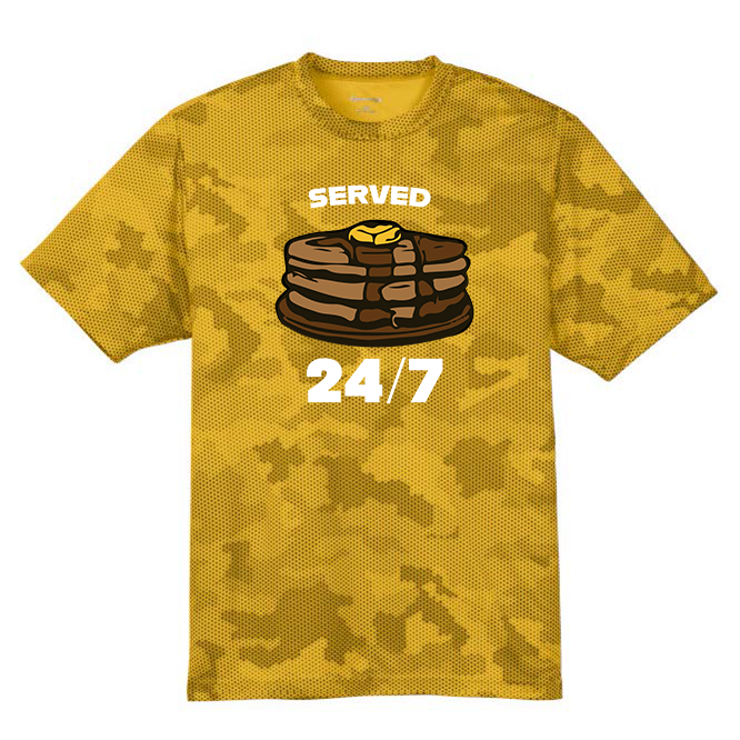 SERVED 24/7 - Hex Camo Performance Tee