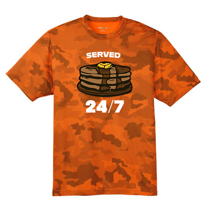 SERVED 24/7 - Hex Camo Performance Tee