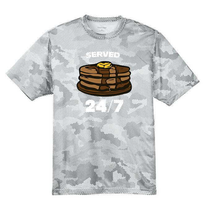 SERVED 24/7 - Hex Camo Performance Tee