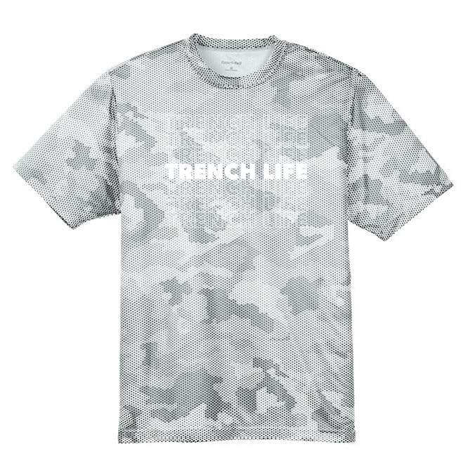 TRENCH LIFE - Hex Camo Performance Tee