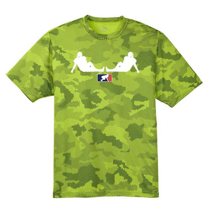 TRUCKER LOGO - Hex Camo Performance Tee