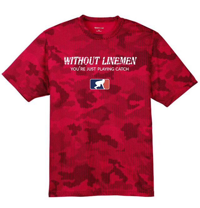 WITHOUT LINEMEN - Hex Camo Performance Tee