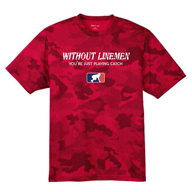 WITHOUT LINEMEN - Hex Camo Performance Tee